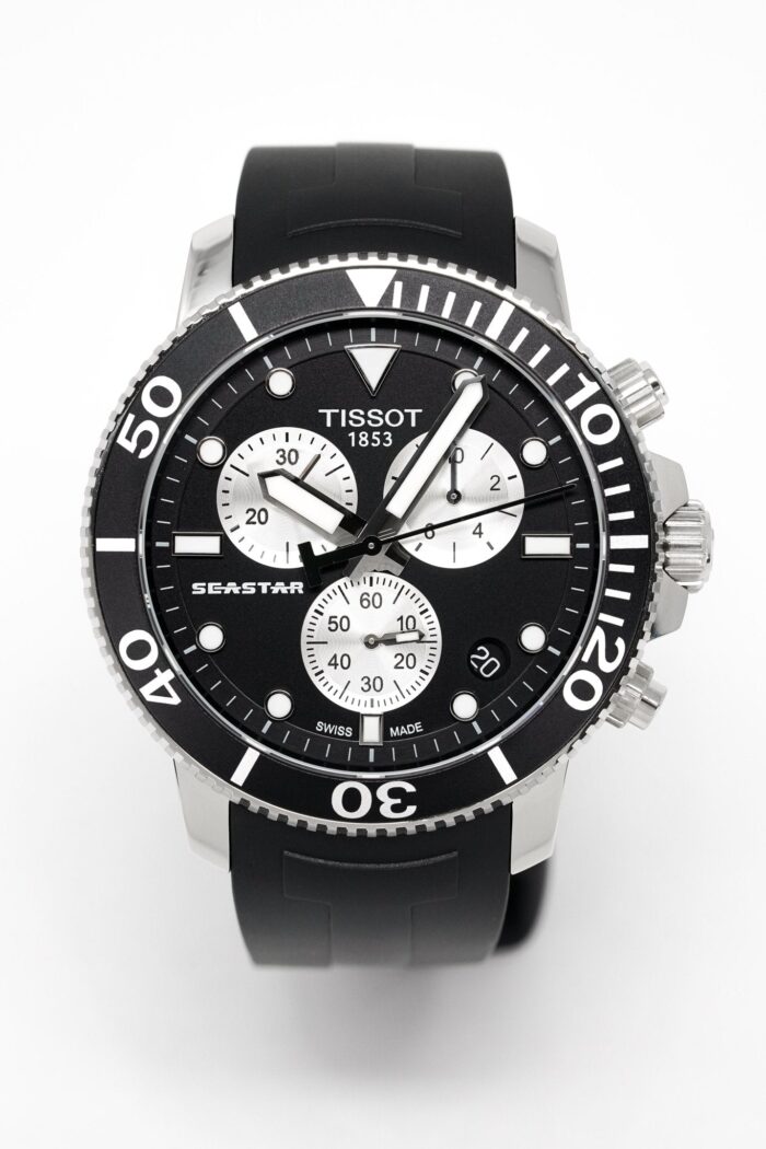 Tissot Chronograph Watch SEASTAR 1000 Black Rubber - T120.417.17.051.00 - Image 5